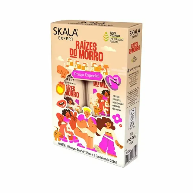 Shampoo + Condicionador Skala 325ml Raizes Do Morro