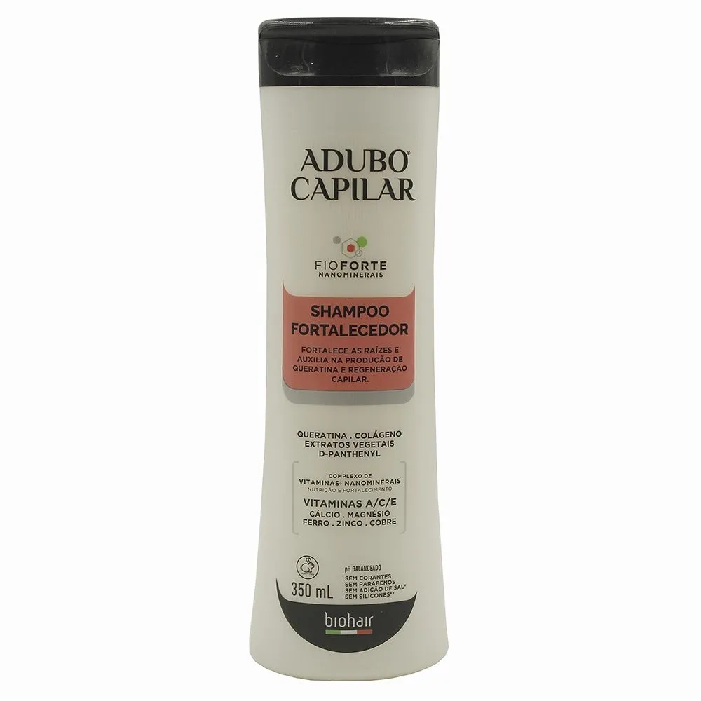 Shampoo Fortalecedor Adubo Capilar Biohair 350Ml