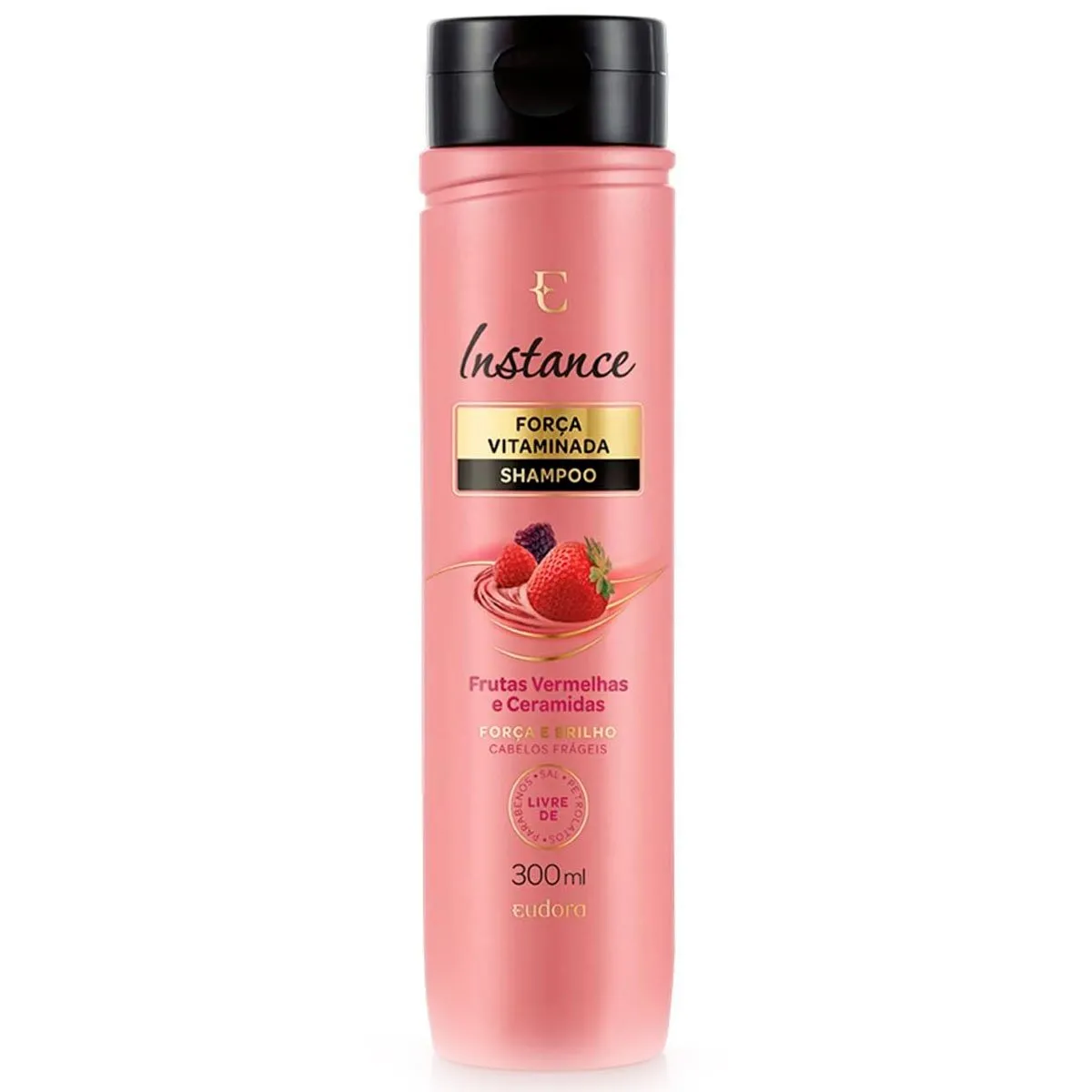 Shampoo Instance Eudora 300ml Frutas Vermelhas