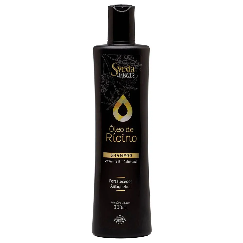 Shampoo Óleo de Rícino 300ml Sveda Hair