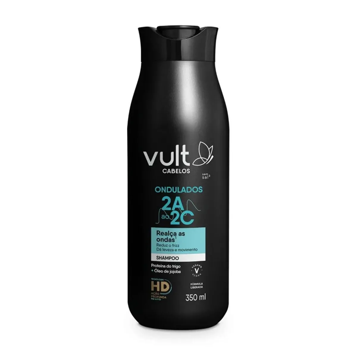 Shampoo Ondulados 2A a 2C Com 350ml Vult Cabelos