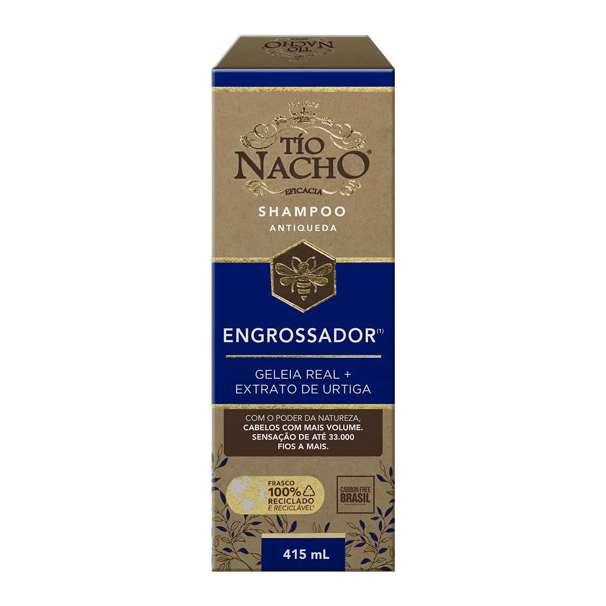 Shampoo Tío Nacho Antiqueda Engrossador 415ml