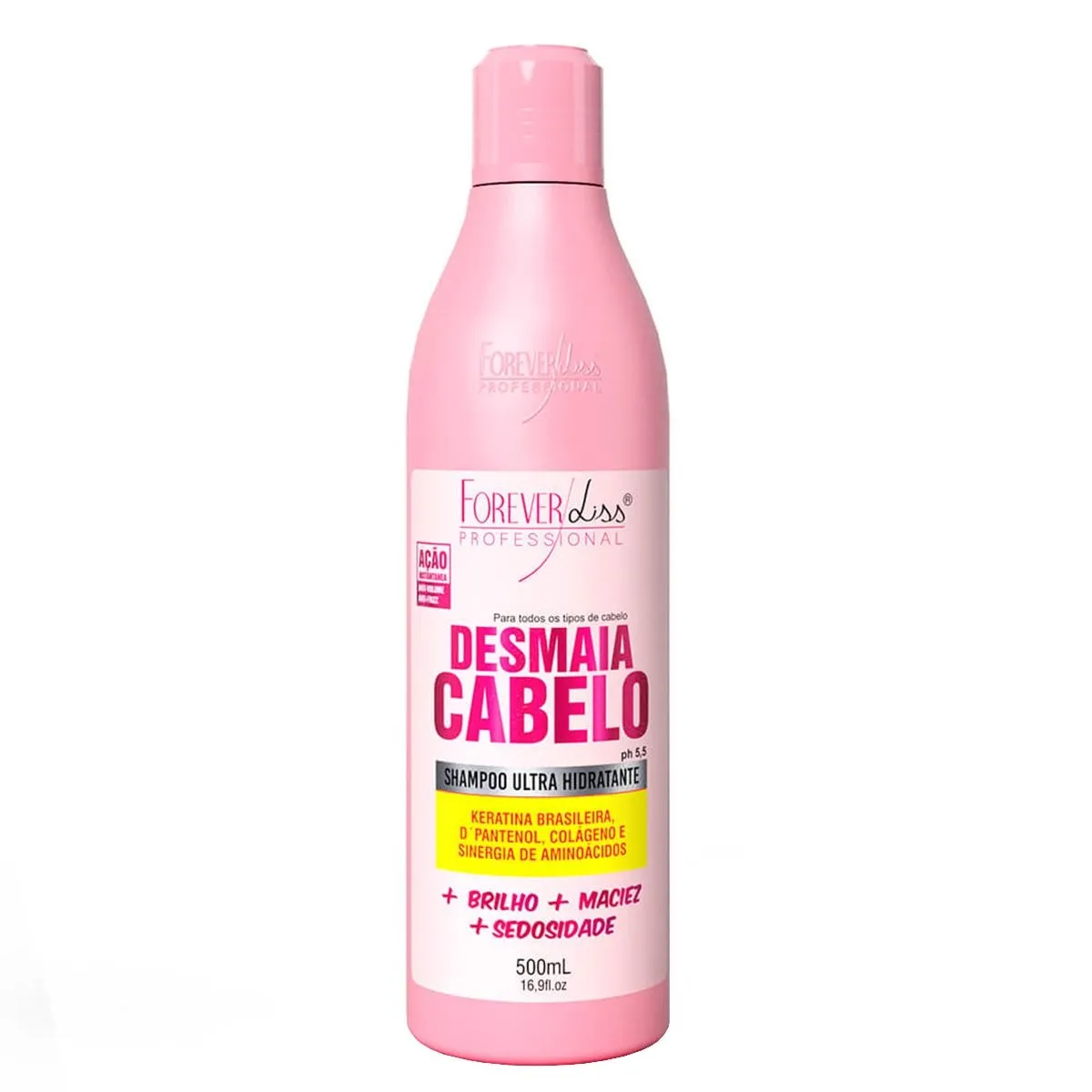 Shampoo Ultra Hidratante Desmaia Cabelo 500Ml Forever Liss Professional