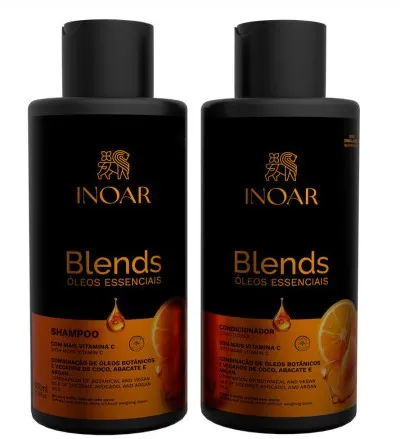 Shampoo Inoar 500ml  Condicionador 500ml Blends