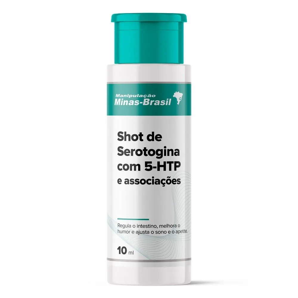 Shot de Serotogina Com 5- Htp e Associações 30 Flaconetes
