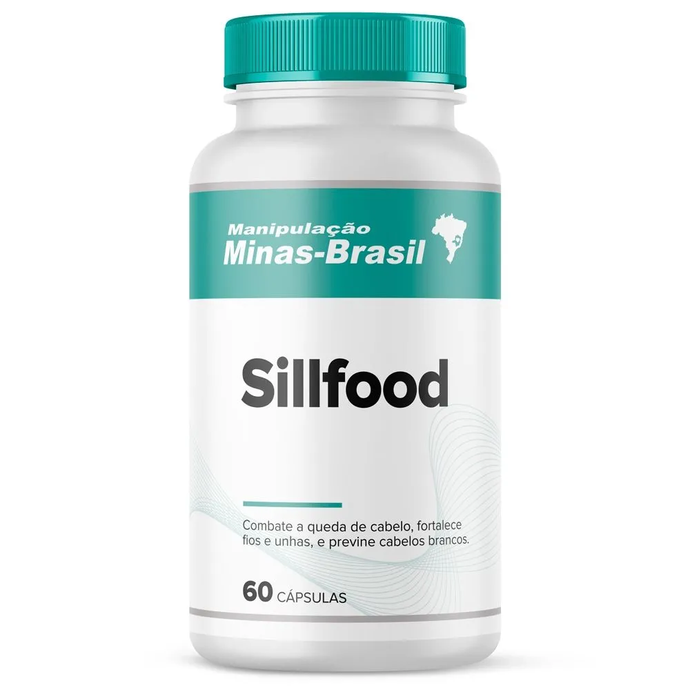 Sillfood - Revolucionário Silício Orgânico com 60 Cápsulas