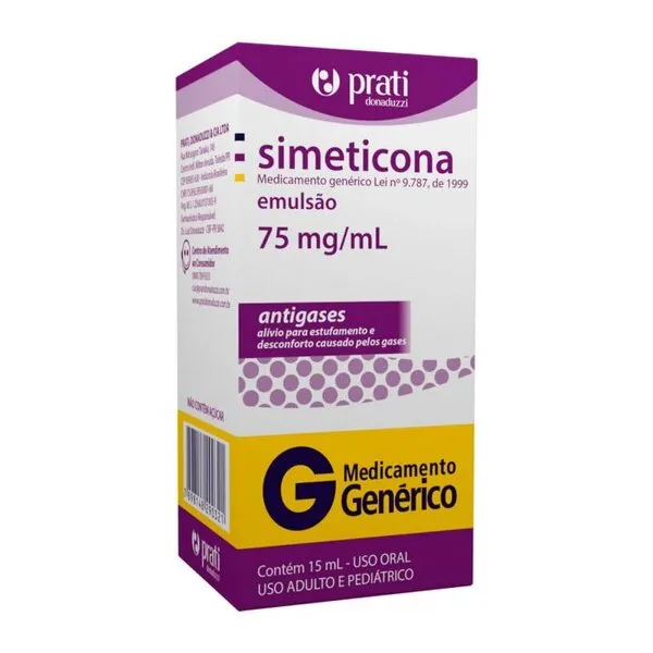 Simeticona Gotas Genérico Prati-Donaduzzi 75mg/ml 15ml