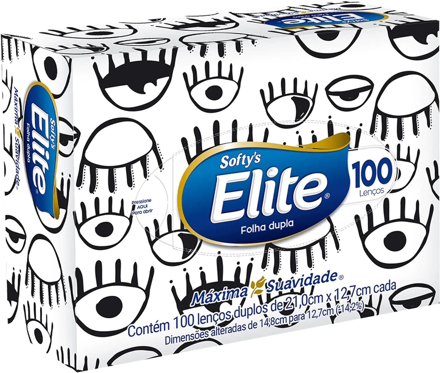 Softy'S Elite Lenço De Papel Máxima Suavidade 100 Lenços