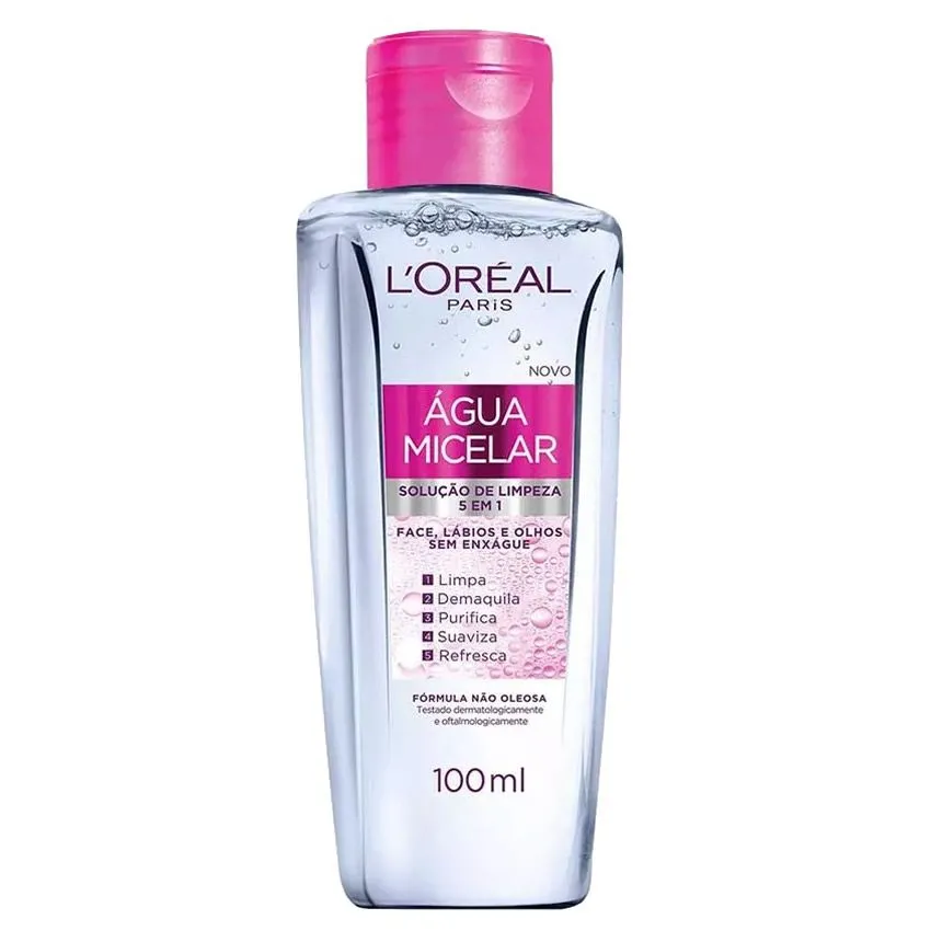 Solução de Limpeza Facial 5 em 1 Água Micelar 100ml L'Oréal Paris