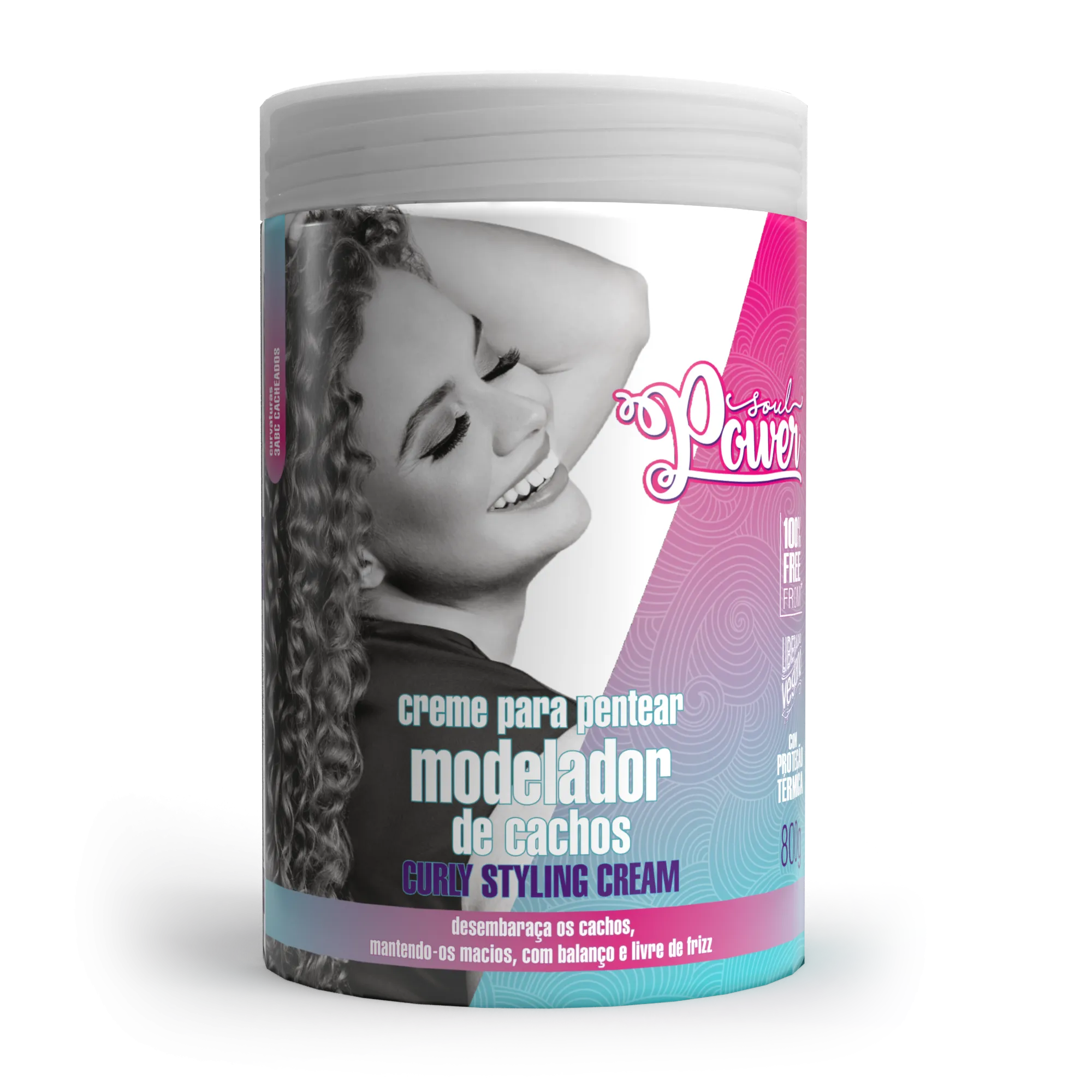 Soul Power Curly Styling Cream Creme para Pentear 800ml