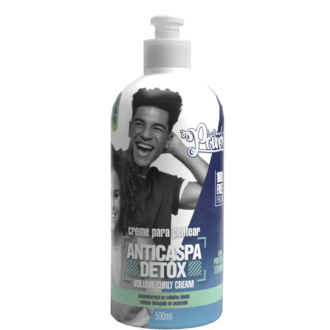 Soul Power Detox Anticaspa Power Creme para Pentear 500ml