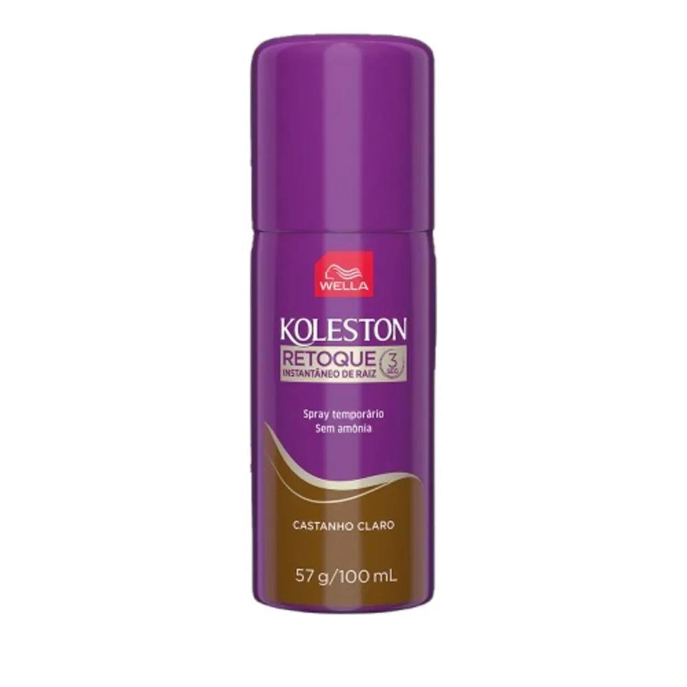 Spray Koleston Retoque Instantâneo Castanho Claro 100Ml