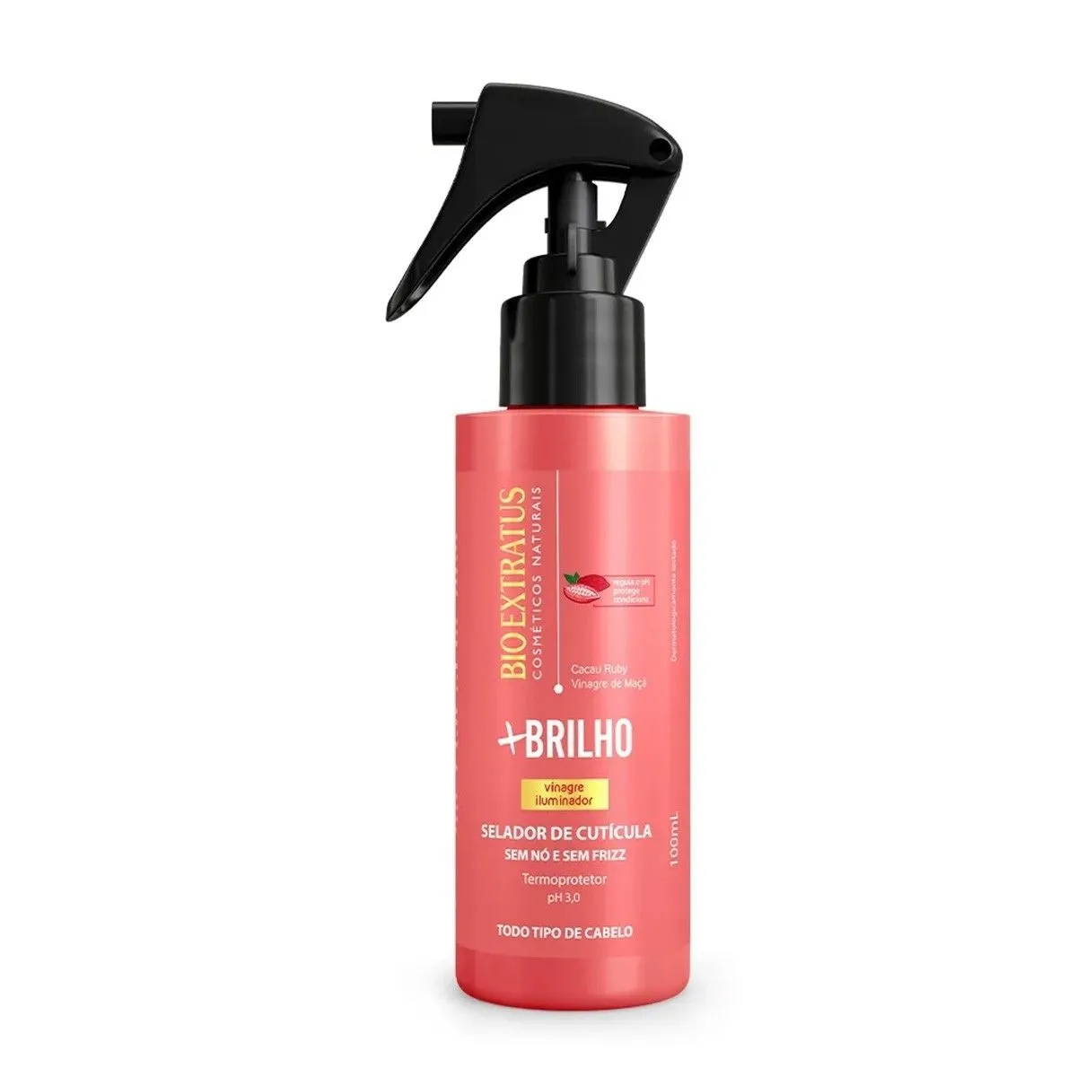 Spray Selador de Cutícula Mais Brilho Com 100Ml Bio Extratus
