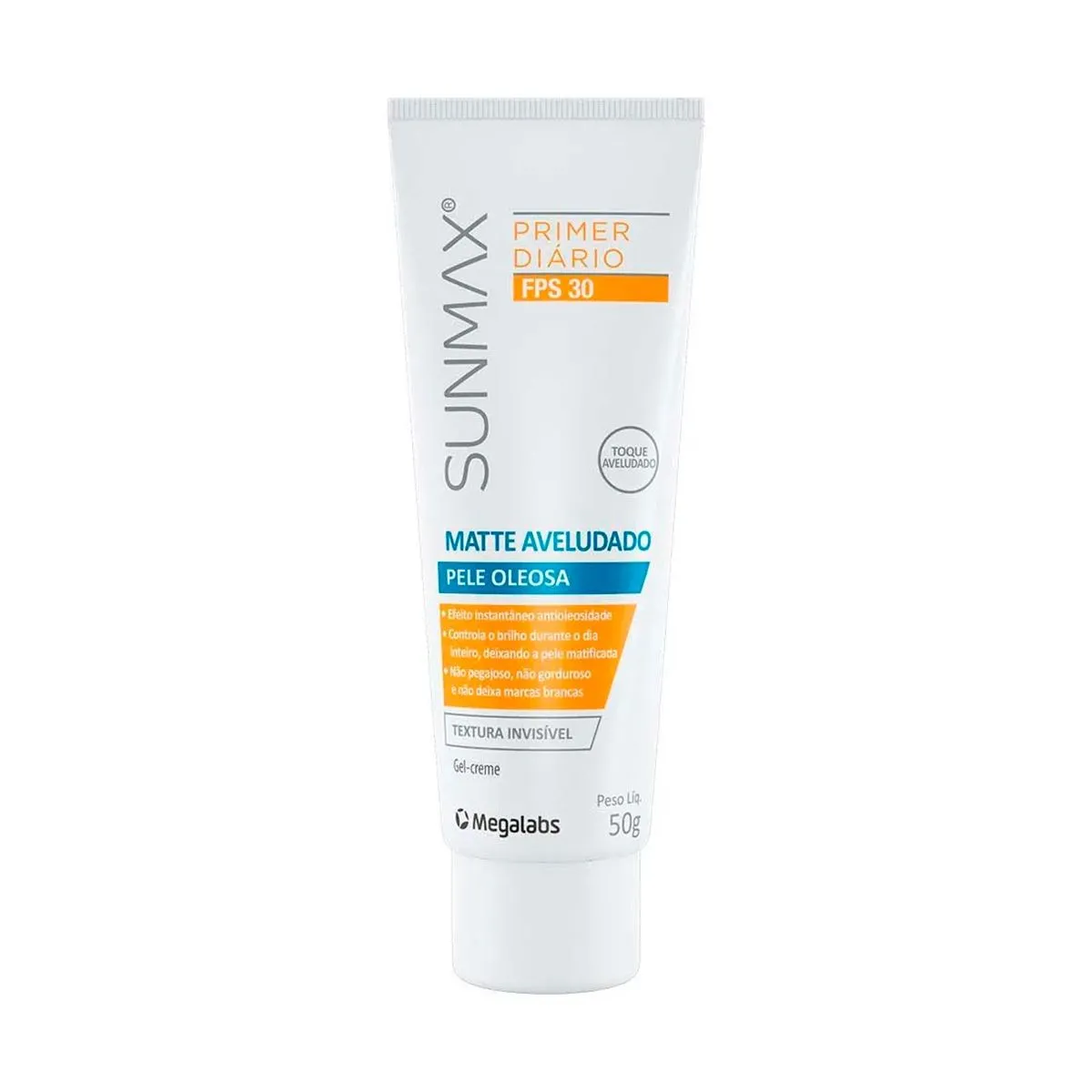 Sunmax Matte Aveludado Primer Diário Pele Oleosa Fps30 50g