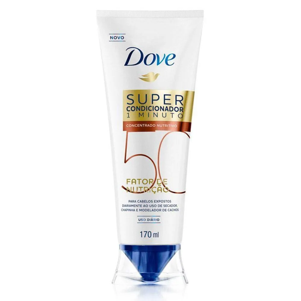 Super Condicionador 1 Minuto Dove Fator de Nutrição 50 170Ml