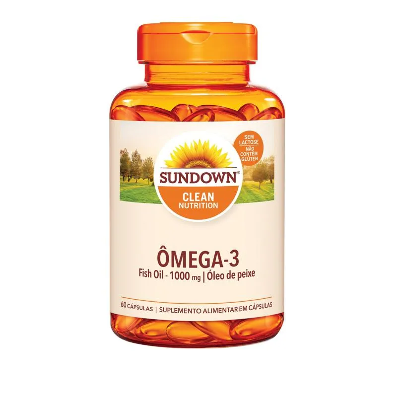 Suplemento Alimentar Ômega 3 1000mg 60 Cápsulas Sundown