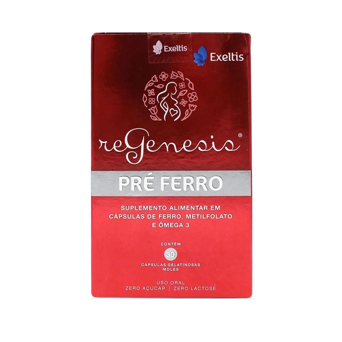 Suplemento Alimentar Regenesis Pré Ferro Com 30 Cápsulas Exeltis