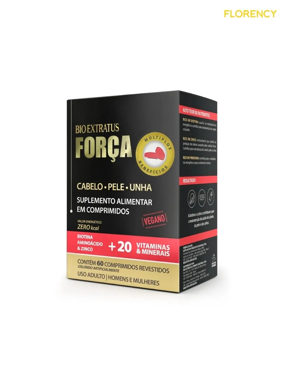 Suplemento Força Bio Extratus 60 Comprimidos