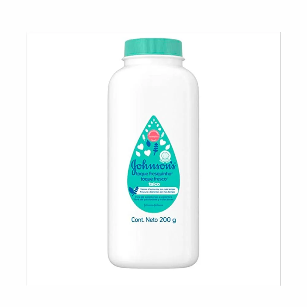 TALCO INFANTIL JOHNSONS BABY TOQUE FRESQUINHO 200G