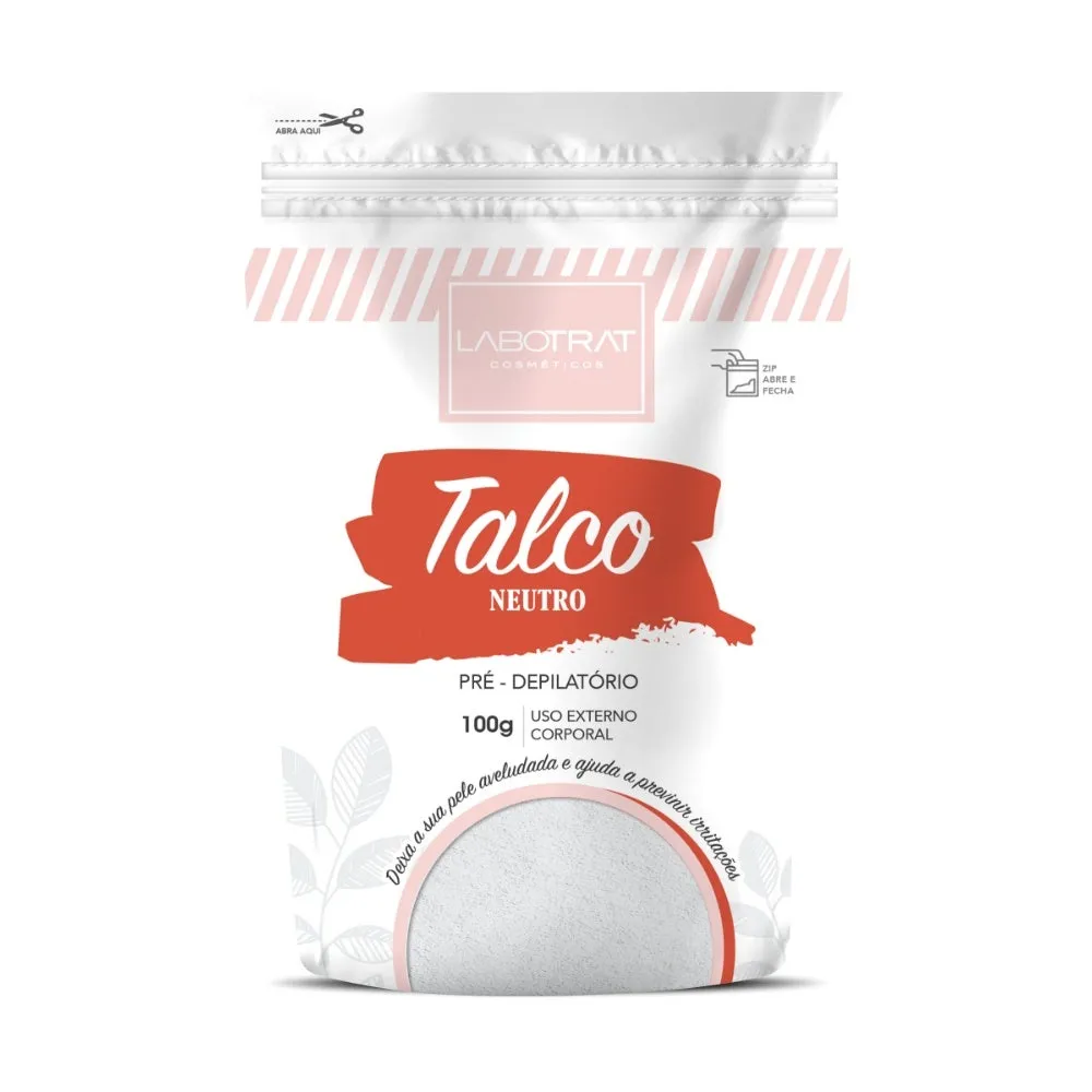 Talco Pré Depilatório Labotrat Neutro 100gr