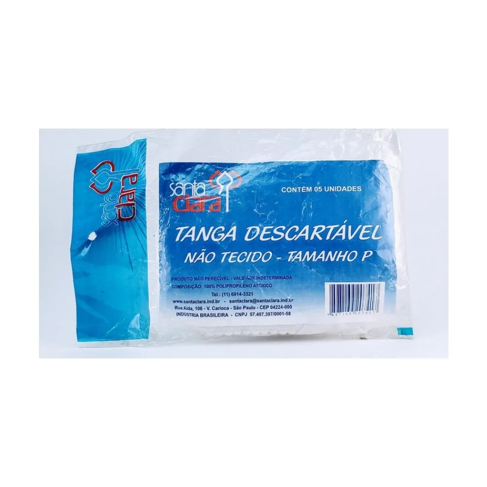 Tanga Descartável Santa Clara C/ 5 Pequeno741