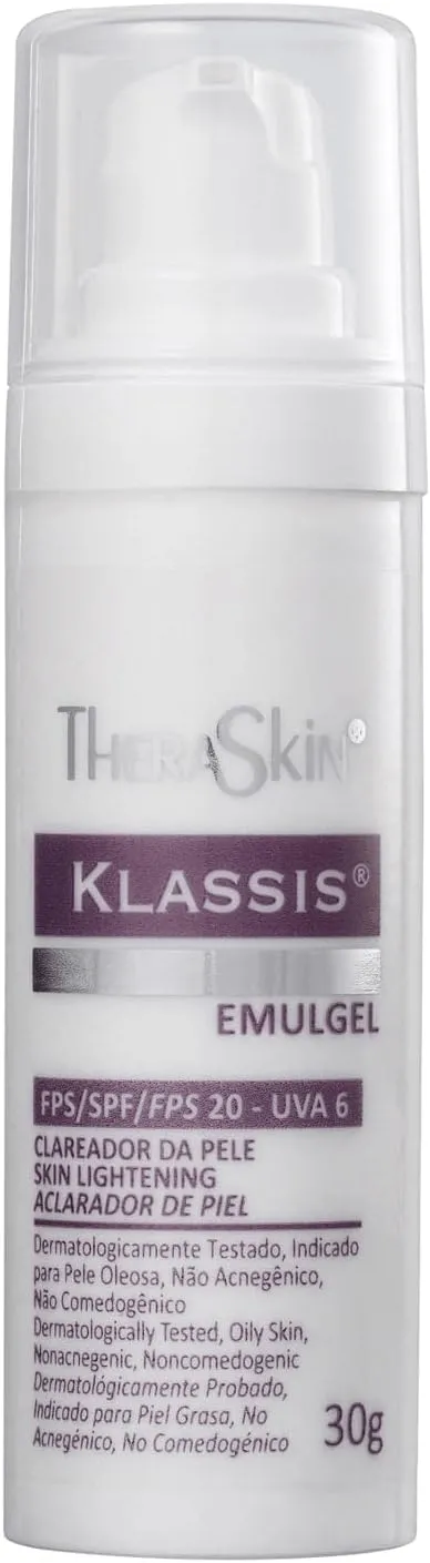 TheraSkin Klassis FPS20 Emulgel Clareador 30g