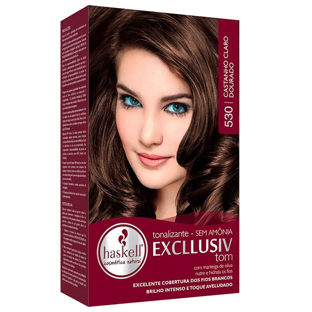 Tonalizante Haskell Castanho Claro Dourado - 530