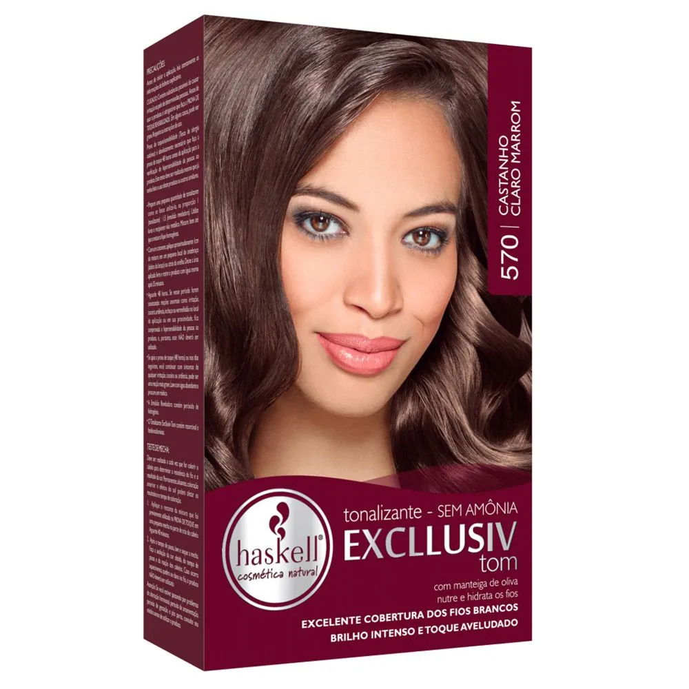 Tonalizante Haskell Castanho Claro Marrom - 570