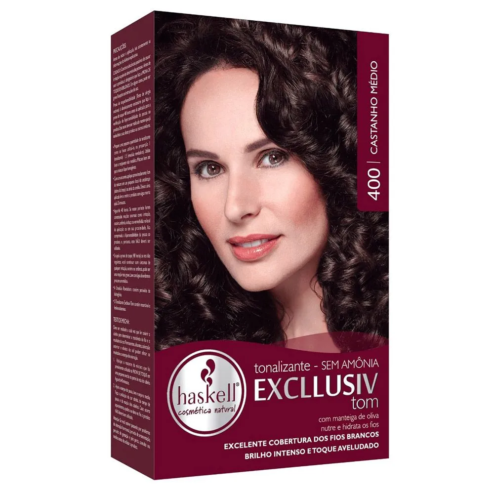 Tonalizante Haskell Castanho Médio - 400