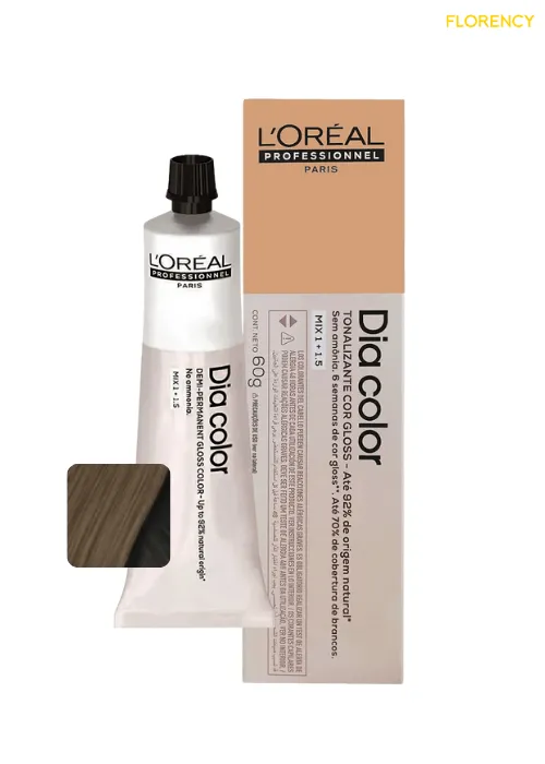Tonalizante L'oréal Professionnel Dia Color 5.35 Castanho Claro Dourado Acaju 60g