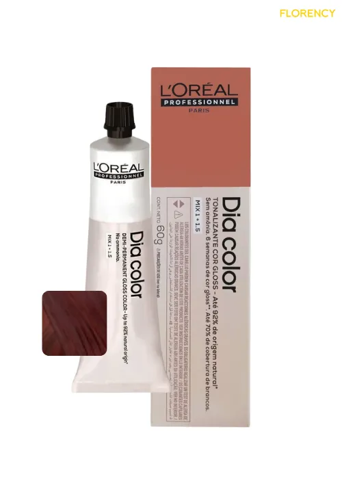 Tonalizante L'oréal Professionnel Dia Color 5.5 Castanho Claro Acaju 60g