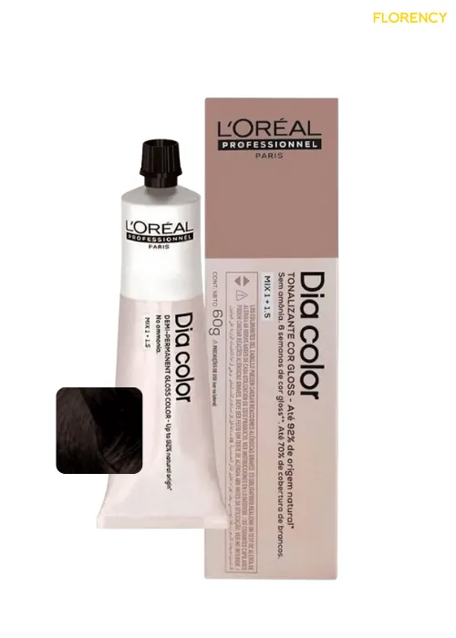 Tonalizante L'oréal Professionnel Dia Color 5.8 Castanho Claro Marrom 60g