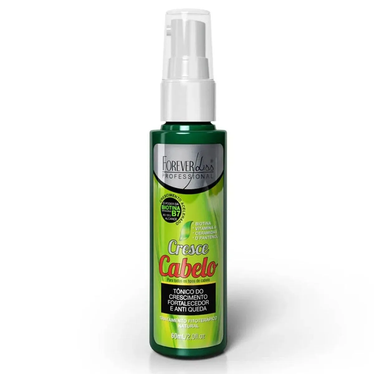 Tônico do Crescimento Fortalecedor e Anti Queda Cresce Cabelo 60Ml Forever Liss