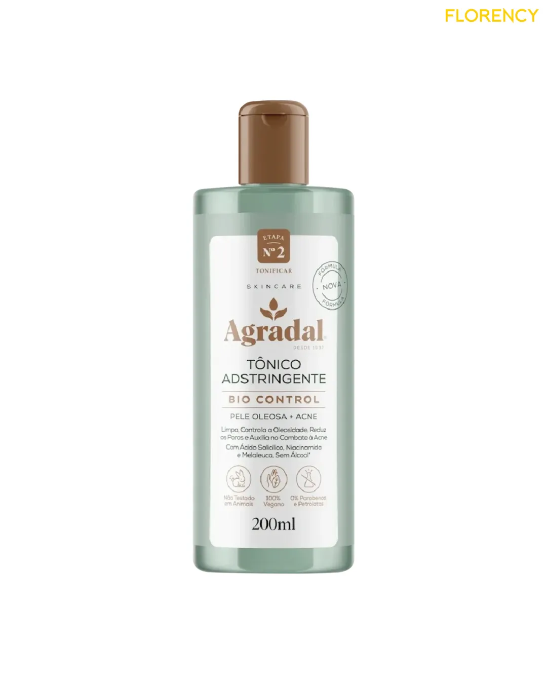 Tônico Adstringente Agradal Bio Control 200ml