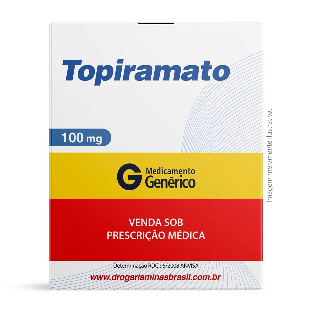 Topiramato 100Mg Com 60 Cápsulas Genérico Eurofarma