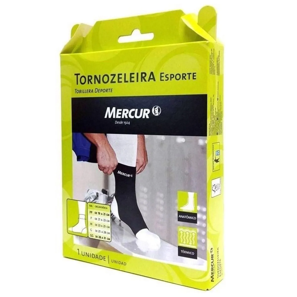 Tornozeleira Esporte Tamanho P Mercur