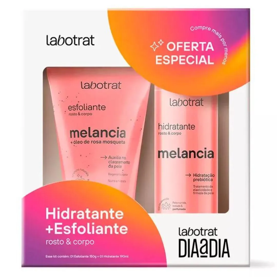 Labotrat Kit Caixa Dia a Dia Melancia Esfo 150ml + Hidra 190ml