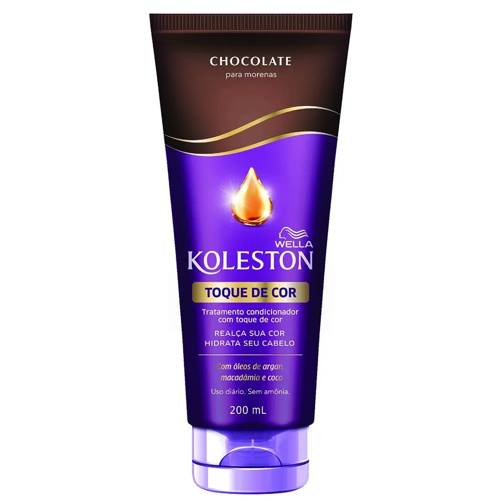 Tratamento Condicionador Koleston Toque de Cor Chocolate 200Ml