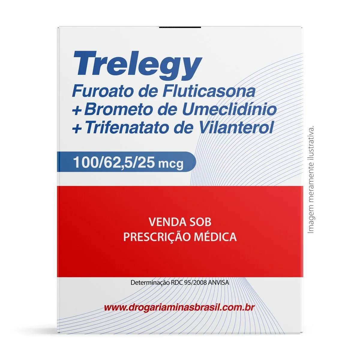 Trelegy 100/62,5/25mcg com 30 doses GSK