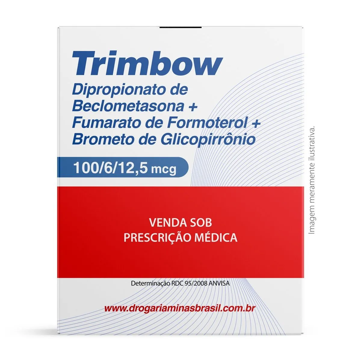 Trimbow Solução Aerosol 100/6/12,5mcg 120 Doses