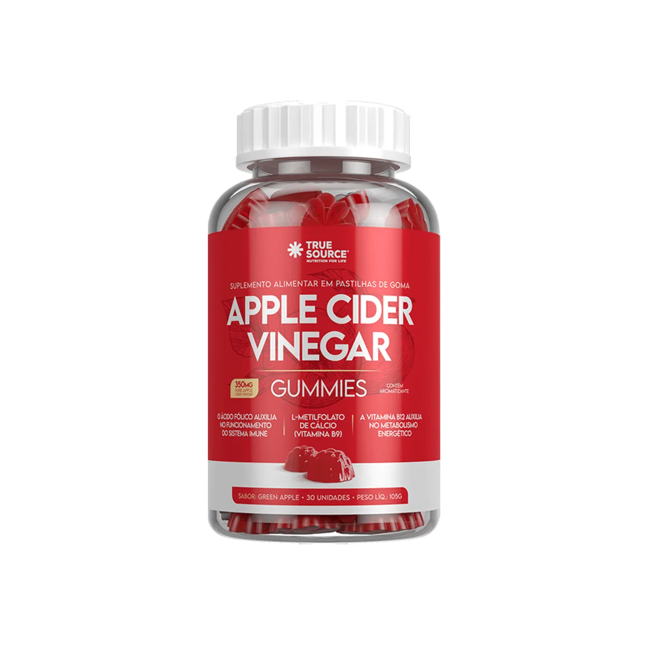 True Apple Cider Vinegar 30 Unidades