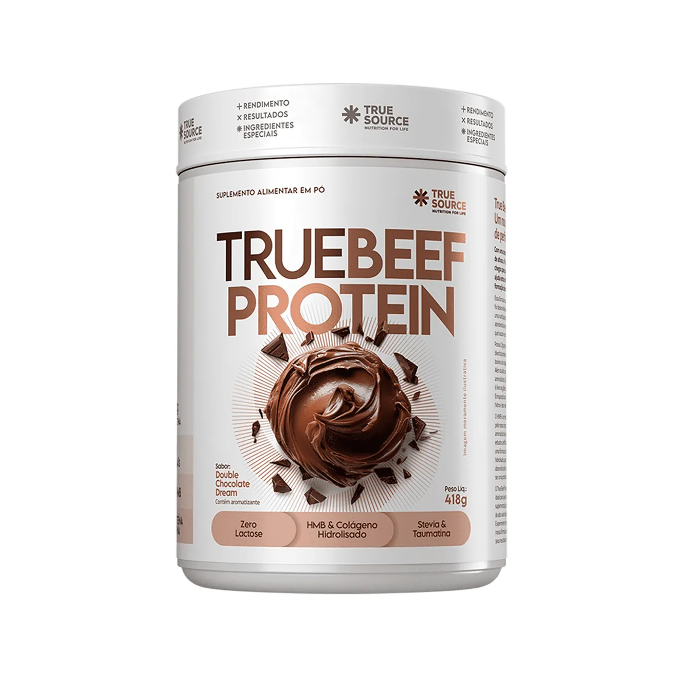 True Beef Protein Double Chocolate Dream 418g