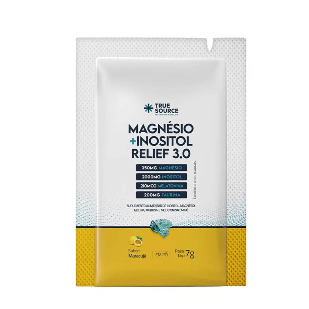 True Magnésio + Inositol Relief 3.0 Maracujá Sachê 7g