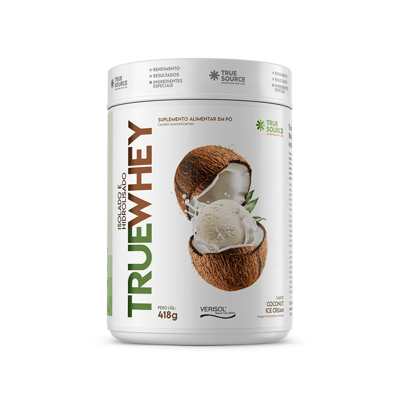 True Whey Protein Coconut Ice Cream 418g