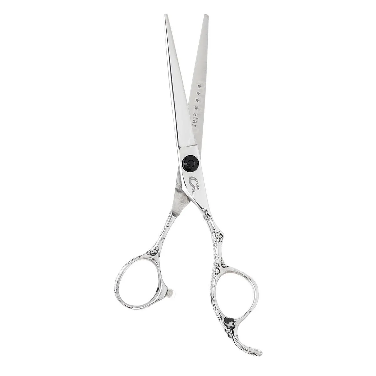 Tesoura Profissional Umi Fio Navalha 702 Prata 5.5 Polegadas