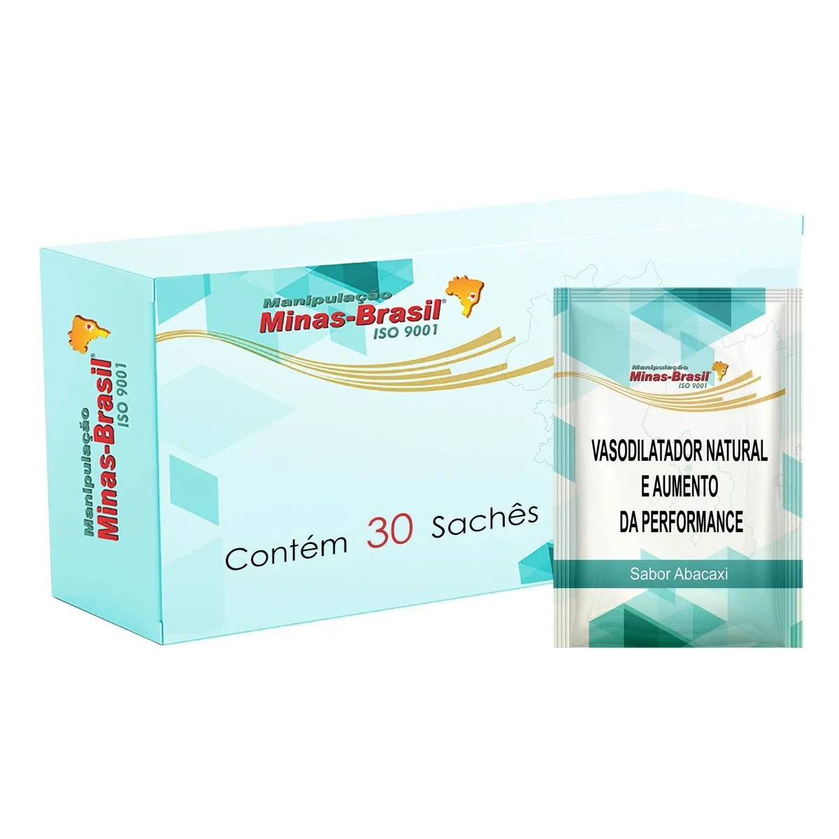 Vasodilatador Natural e Aumento da Performace Sabor Abacaxi 30 Sachês
