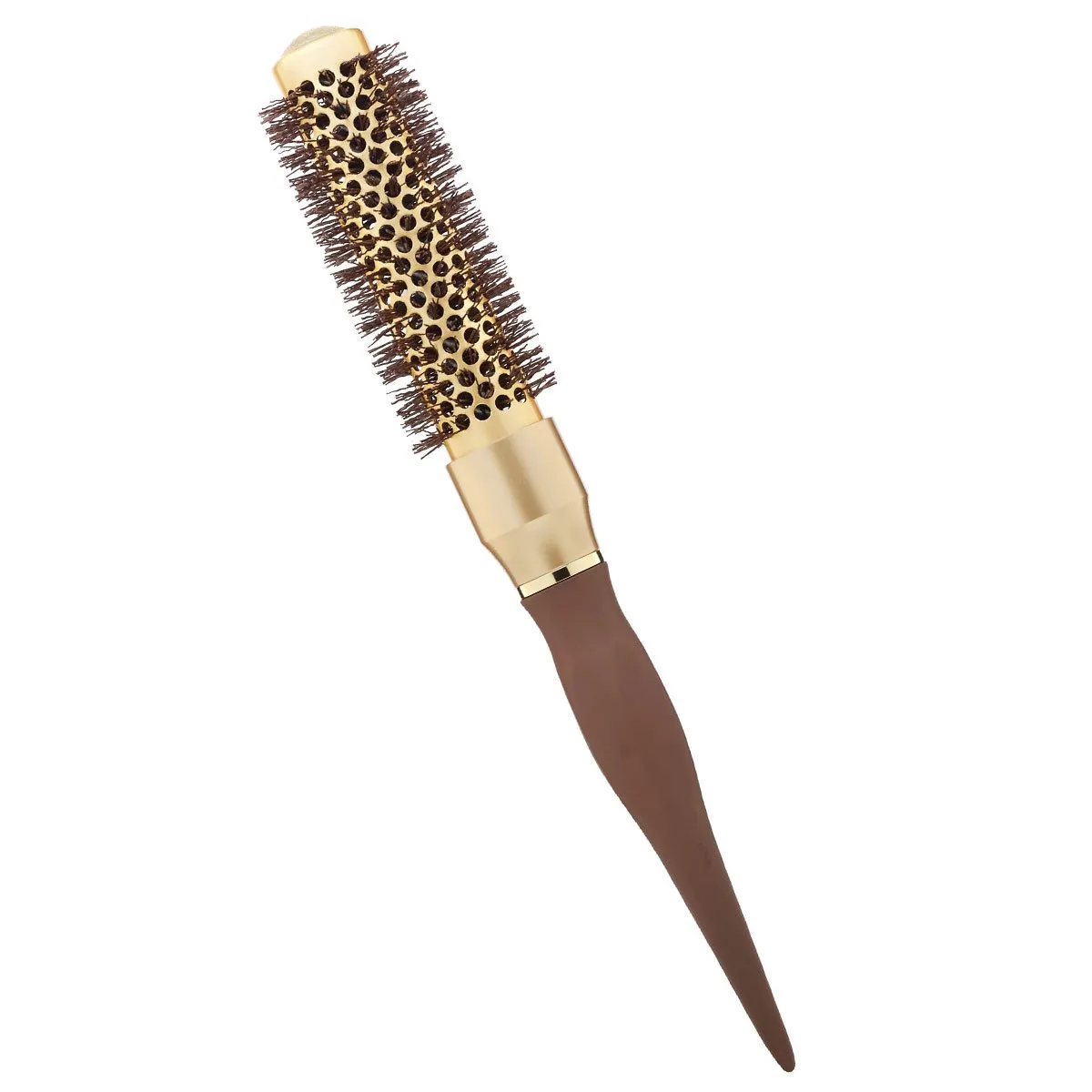 Escova de Cabelo Profissional Térmica 18K Dourada 40mm