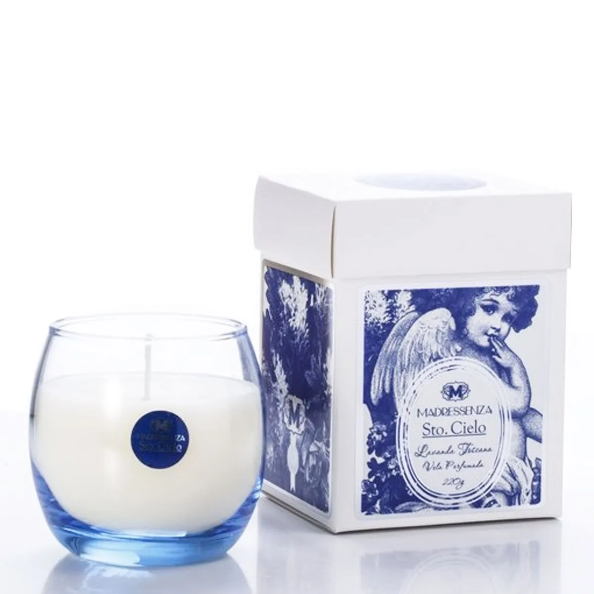 Vela Perfumada Aromatizadora de Ambientes Madressenza 220g Lavanda Toscana