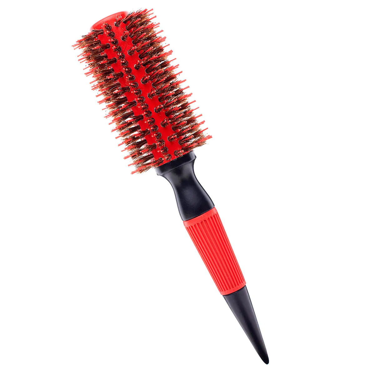 Escova de Cabelo Profissional Cerâmica Cerdas Mista Vermelha 55mm