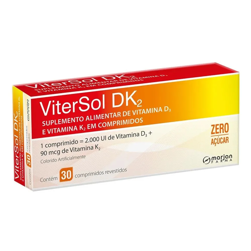 Vitersol Dk2 Com 30 Comprimidos